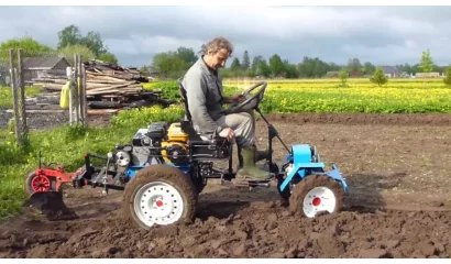 Як переробити мотоблок в мінітрактор
